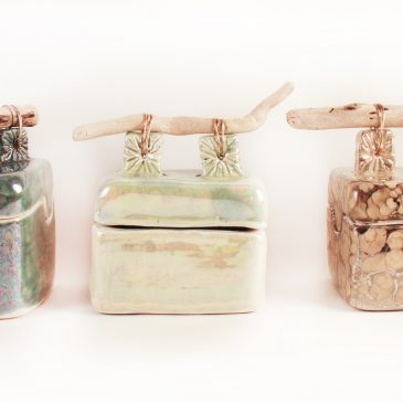 Boxes with Driftwood Handles